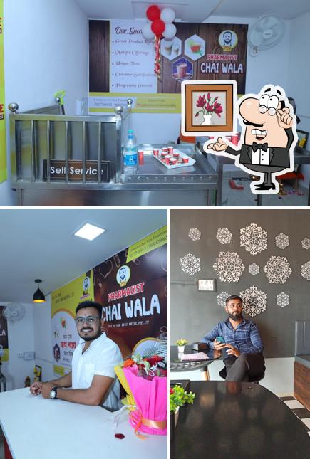 The interior of PHARMACIST CHAI WALA INDIA