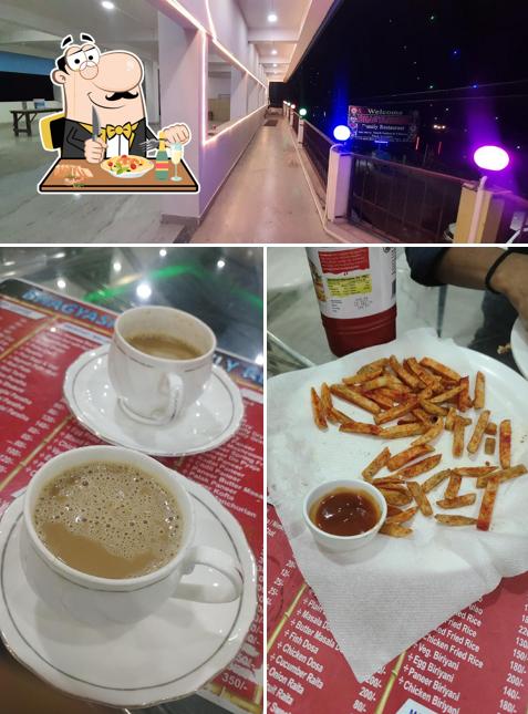 Take a look at the image displaying food and interior at Bhagyashree Family Restaurant
