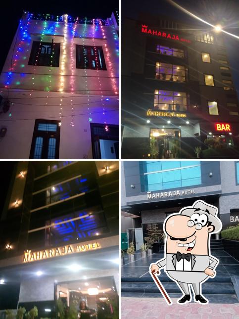 The exterior of Maharaja Hotel Sri Ganganagar