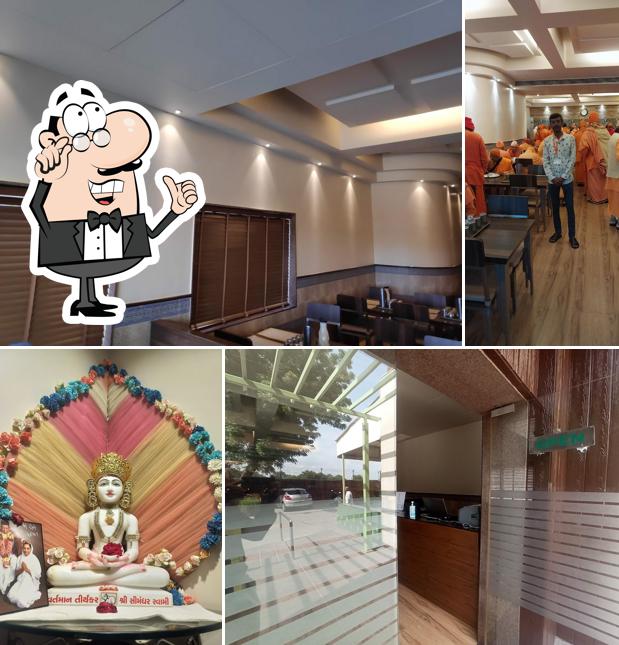 Take a seat at one of the tables at Samrasi Premium Gujarati dinning