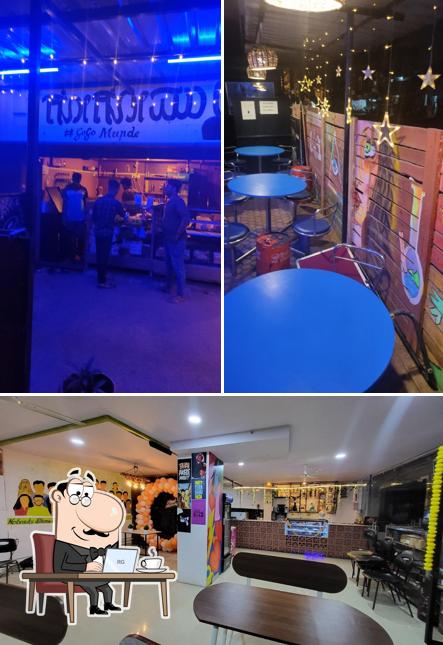 Take a seat at one of the tables at The GoGo’s adda