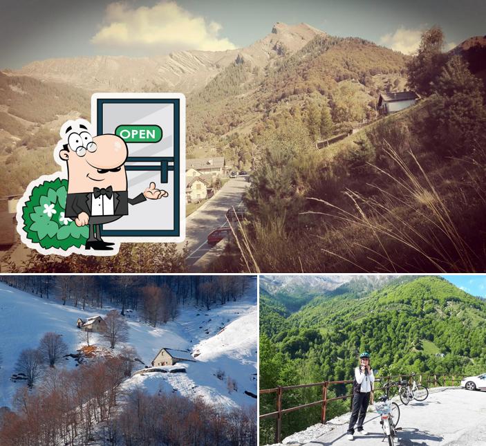L'area esterna è una caratteristica importante di Bar Ristorante Rifugio Arvogno Da Pio