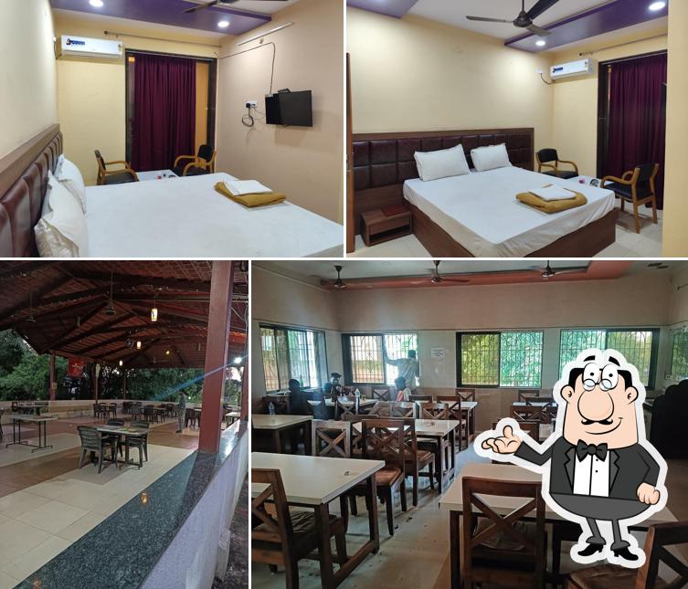 The interior of Bharvi Bar & Resort