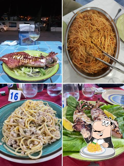 Spaghetti alla carbonara al Pescheria da Mario