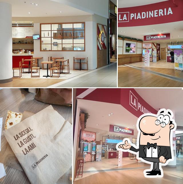 Gli interni di La Piadineria
