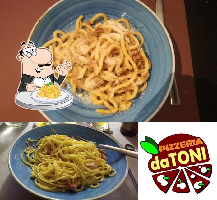 Spaghetti alla carbonara al Pizzeria Ristorante da Toni