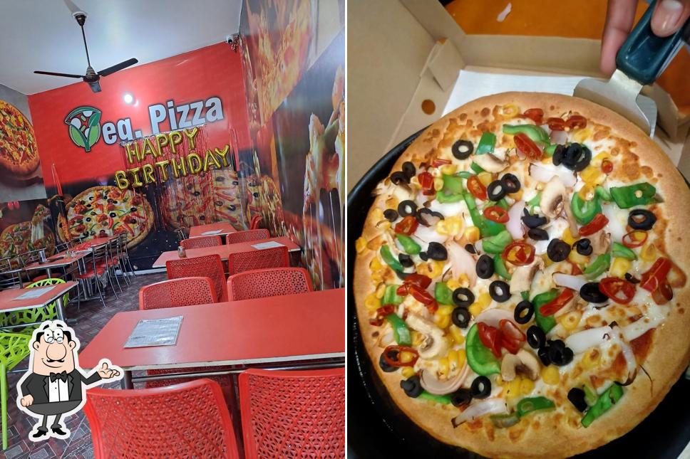 The interior of Anuj Kumar VEG PIZZA