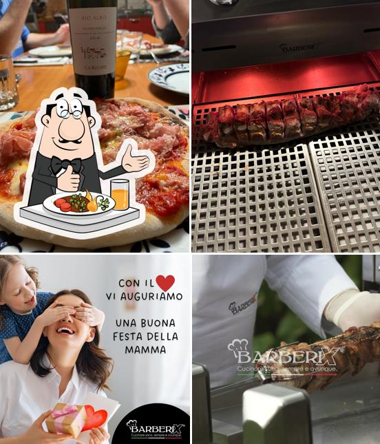 Cibo al Barbecue a gas senza fumo BarberiX