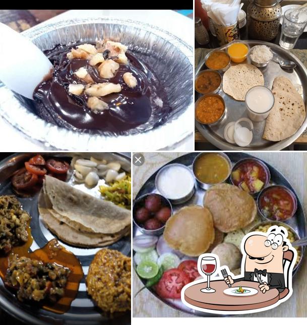 Meals at hotel gokul rajshthani dal bati