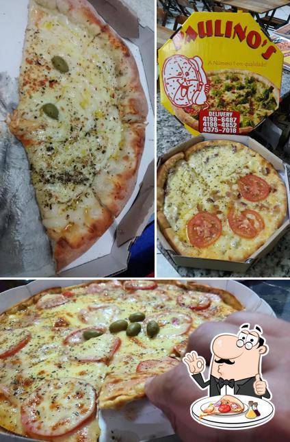 No Pizzaria Paulino's, você pode pedir pizza