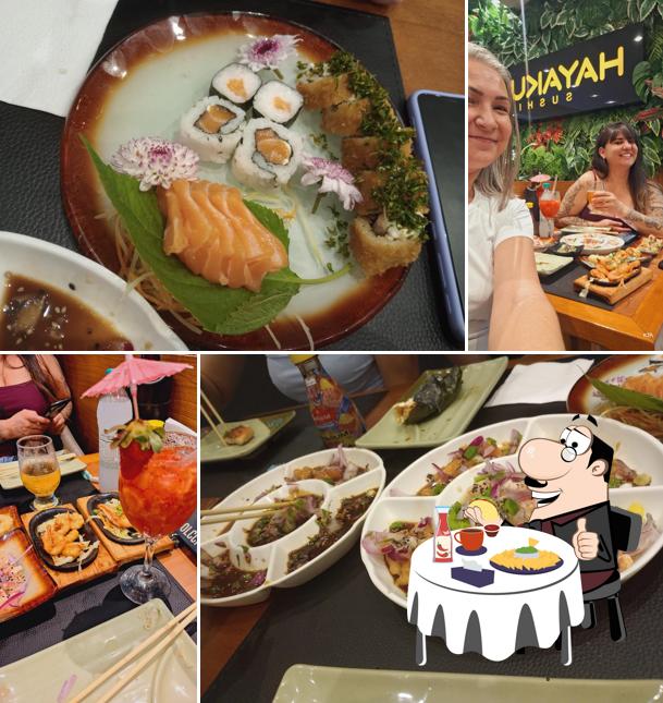 Prato de queijo em Hayaku Sushi