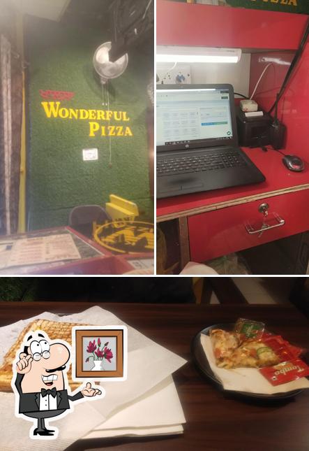 The interior of Khalsa Wonderful Pizza
