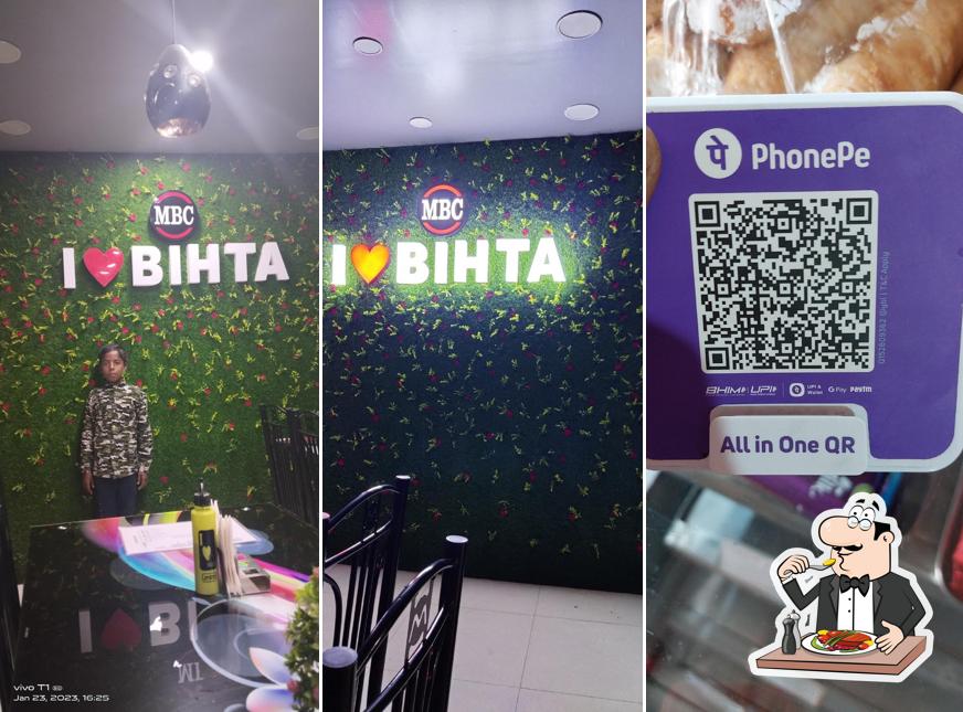 Food at Momo Burger Cafe (MBC)