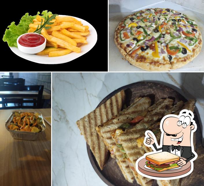 Grilled cheese sandwich at Burger Bite