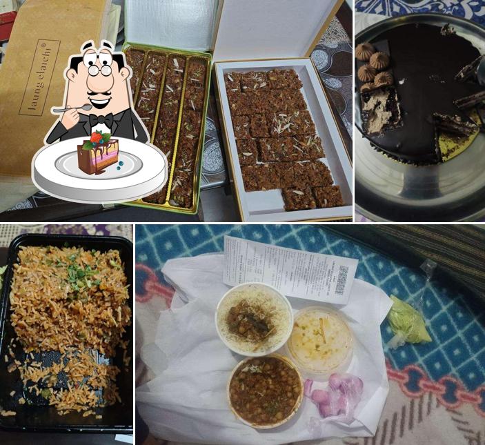 Chocolate cake at Laung Elaichi