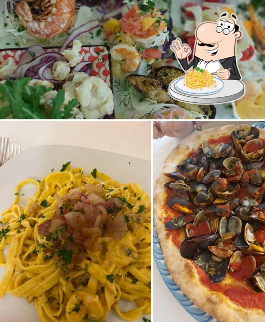 Spaghetti alla carbonara al Ristorante Canto Del Mare