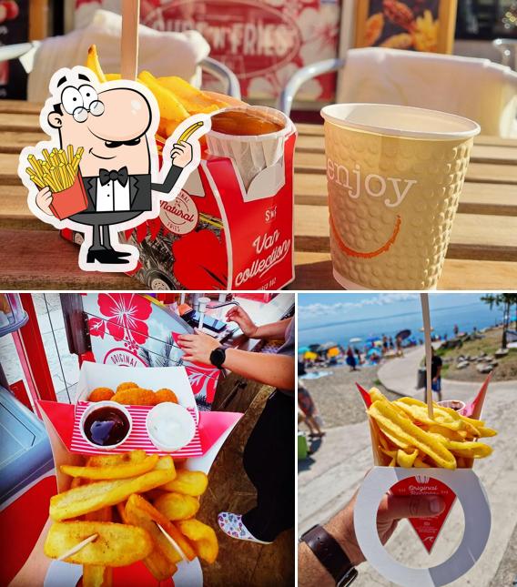 Ordina un piatto di patatine a Marmota Beach Fries & Ice Kantrida