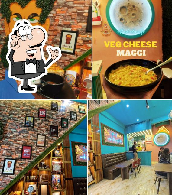 This is the photo displaying interior and food at The Shoolin Cafe