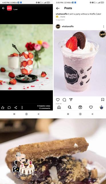 Meals at Whatta Waffle!