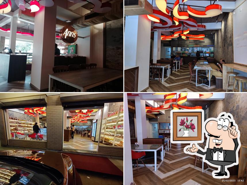 The interior of Anns Bakery Chembumukku