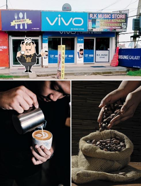 Enjoy a beverage at HANGOUT CAFE