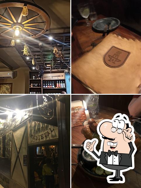 O interior do A Forja - Taverna Épica Medieval