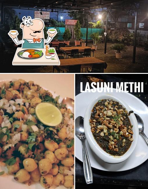 The picture of food and interior at Hotel Dabang