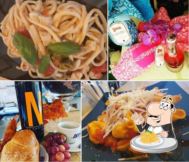 Spaghetti alla carbonara al Il Caffè Di Dahlia