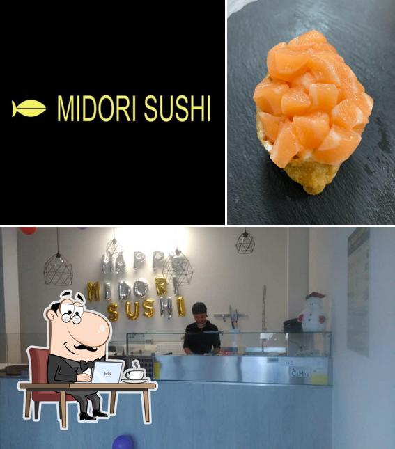 Gli interni di MIDORI SUSHI take away