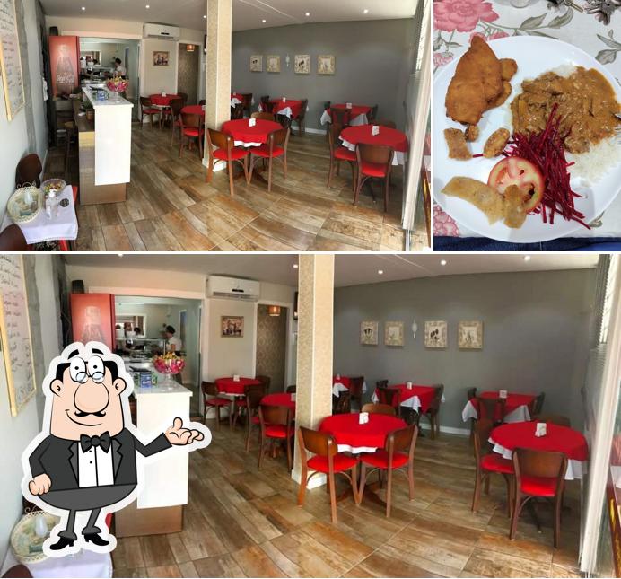 Entre diferentes coisas, interior e comida podem ser encontrados a Restaurante Nonna Teresa