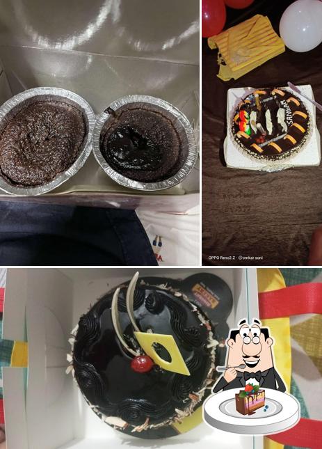 Chocolate cake at Asli Bharat Bakery