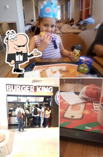 O interior do Burger King