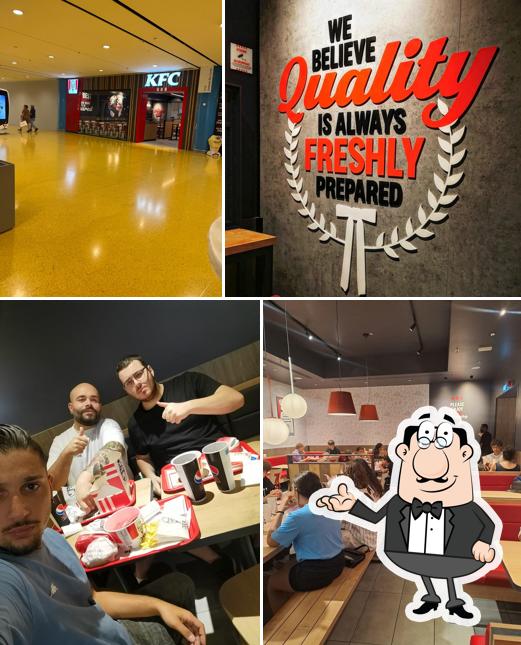 Gli interni di KFC