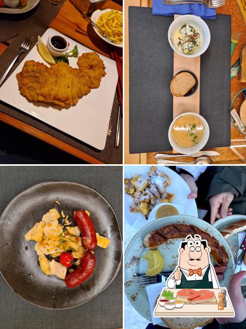 Fish and chips al Restaurant Mühle Sertig