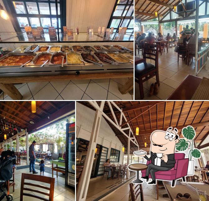 O interior do Parmegiana's restaurante - Piracicaba