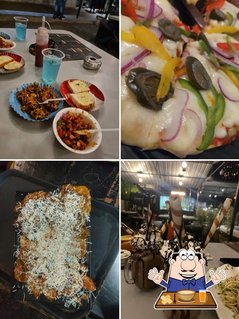 Food at Dira's Cafe