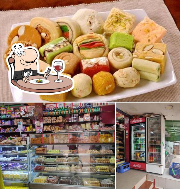 The photo of food and interior at Modern Bakery