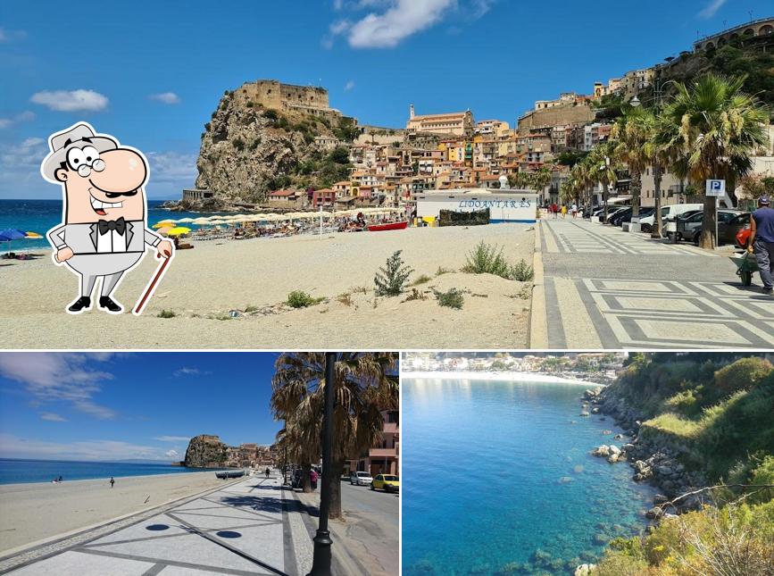 Goditi la vista dall'area esterna di Da Pippo...ristorante...specialita di pesce