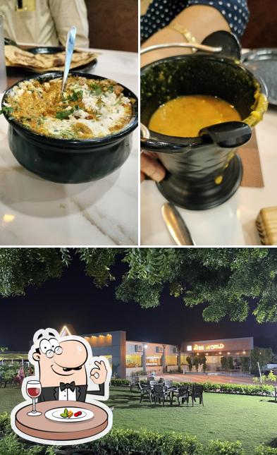 Among various things one can find food and exterior at Hotel Spicy Hut