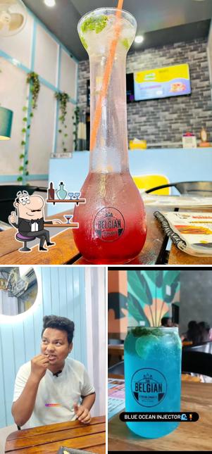 The interior of The burger streak