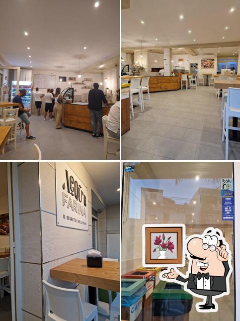 Gli interni di Acqu'e Farina Capurso