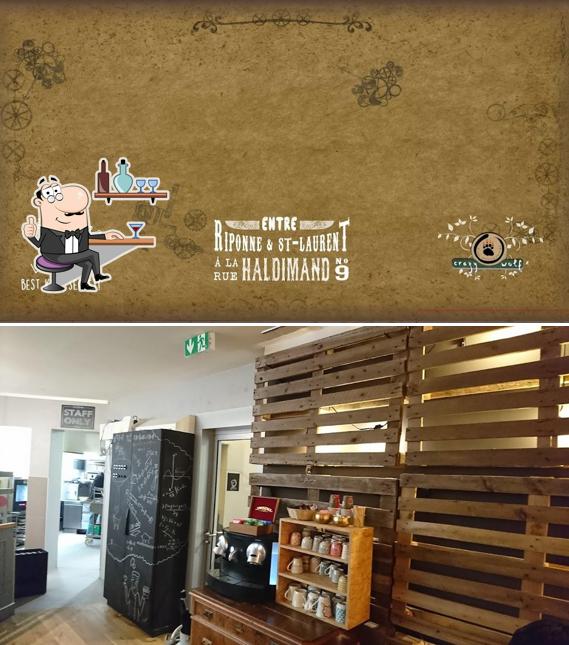 Gli interni di Crazy Wolf - Burgers & Brunch