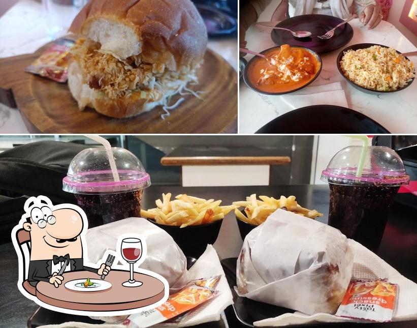 Pulled pork sandwich at Fusion Asiana MFC Restaurant & Cafe