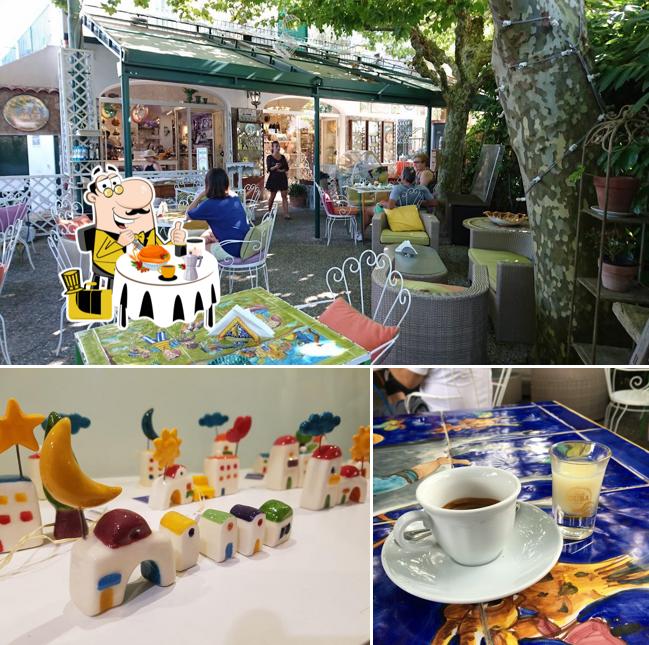 Tra le varie cose da La Bottega di Villa Maria si possono trovare la cibo e interni