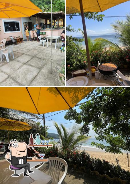 O interior do Restaurante Aroeiras - Araçatiba