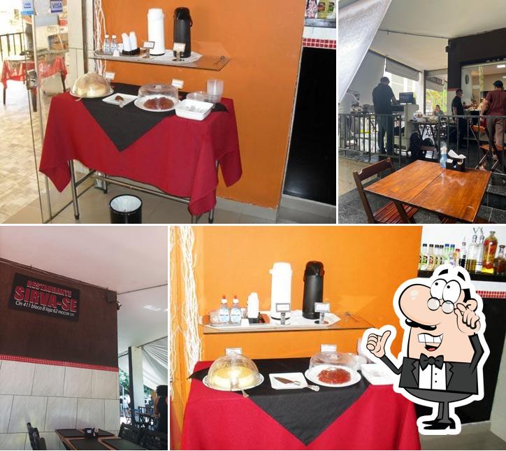 O interior do Sirva-se