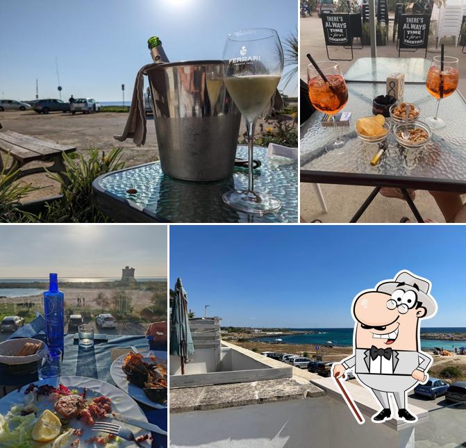 Goditi la vista dall'area esterna di da Rocco Ristorante/Pizzeria e B&B