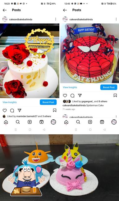 Meals at Cake & Bake