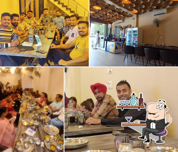 Check out how Virasat Dhaba looks inside