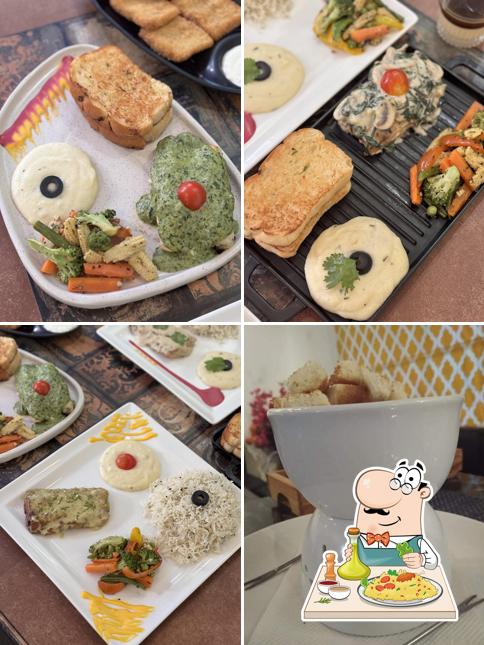 Food at Blue Mug Cafe